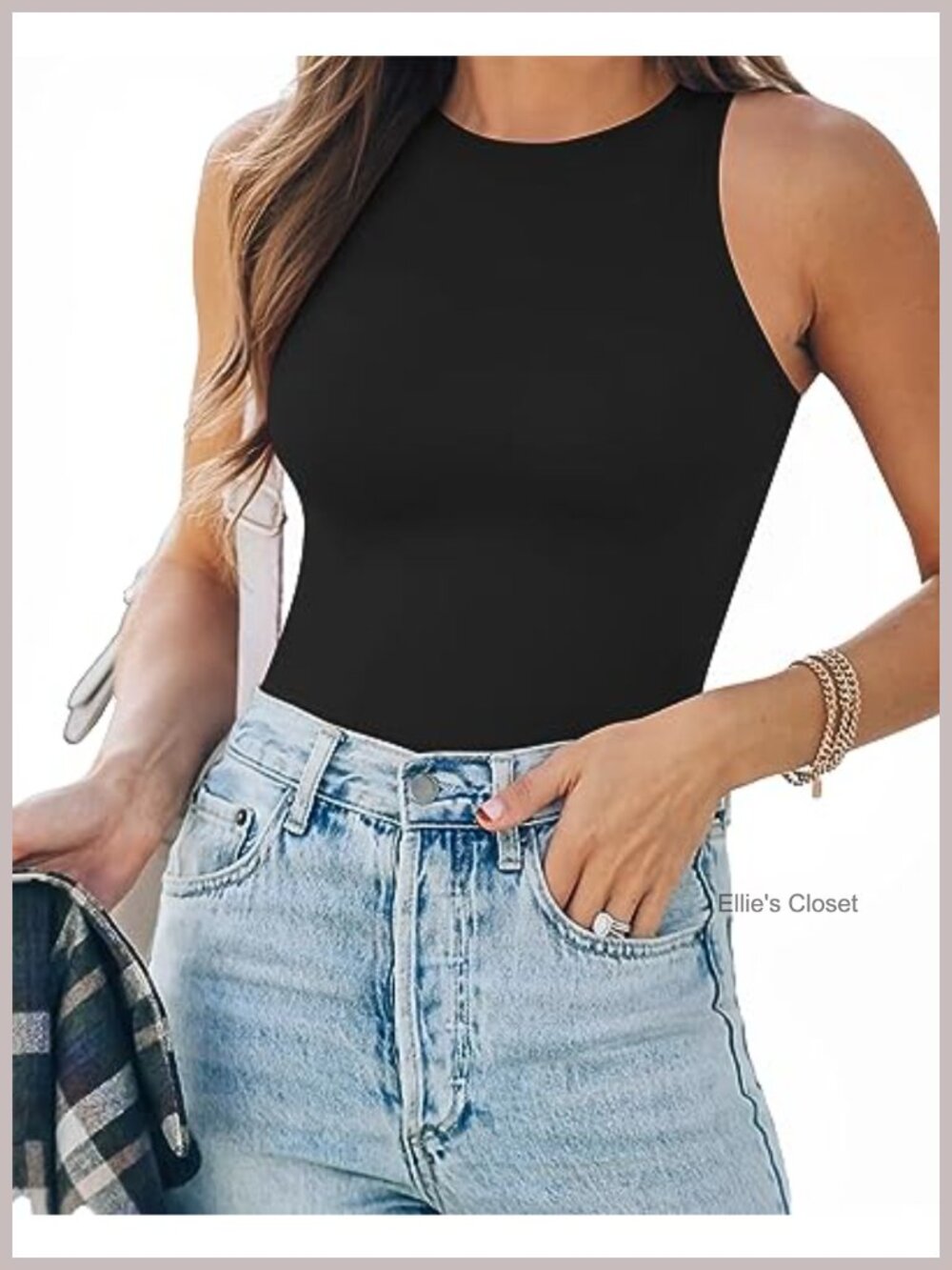 Women's Racerback Halter Tank Bodysuit Sleeveless Rayon Spandex